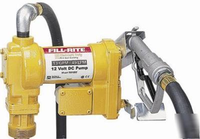 Fill-rite 12 volt 13 g.p.m. diesel fuel transfer pump