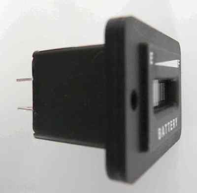Golf cart, boat, battery indicator, 12, 24 volt rect