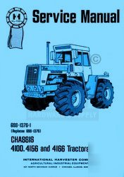 International 4100 4156 4166 chassis service manual 