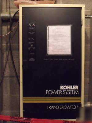 Kohler power system generator, school,restaurant, psu