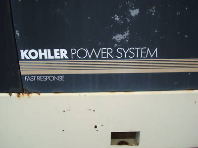Kohler power system generator, school,restaurant, psu