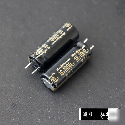 New 100PCS 1000UF 16V rubycon mcz pc capacitors 