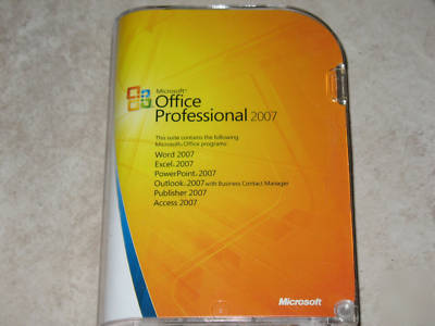New microsoft office professional 2007 full version 
