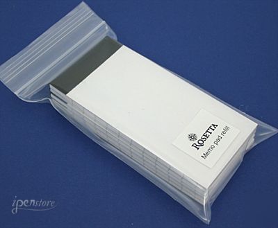Pk/5 rosetta pocket note / memo pad refills 2