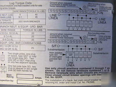Square d qo load center QO6-12L100S series G4 100 amp