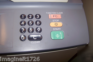 Toshiba e-studio 550 grayscale copier with finisher