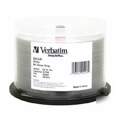 Verbatim dvdr 16X 47GB 50PK silver