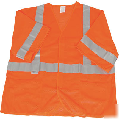 X-treme class 3 high-viz mesh vest orange, xl