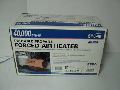 All pro spc-40 portable propane heater