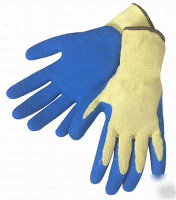 1 pair KV4729 kevlar large coated cut resistant gloves