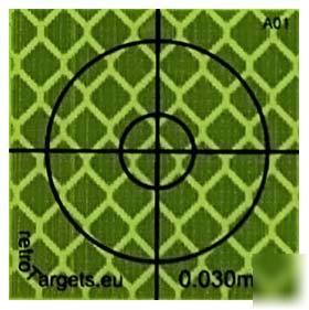 30MM green retro targets(100) pcs, to leica,sokkia, 