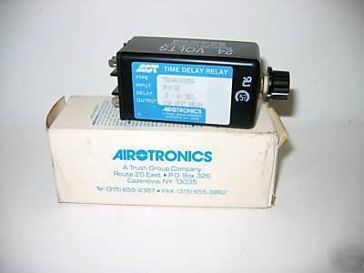 Airotronics time delay relay timer 24 volts TDU4A060A5A