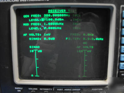 Marconi radio communications test set 2955 r