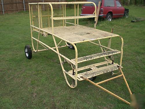 Mobile paint scaffolding hunting aviation rv 7' stand