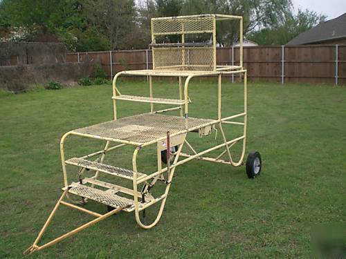 Mobile paint scaffolding hunting aviation rv 7' stand