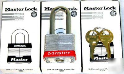 New (3) master lock 3KALF padlock keyed alike 1.5