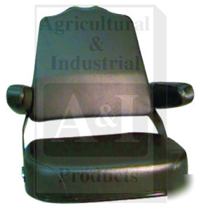 New back cushion for hyd. seat blk/wht a-400689R3-5