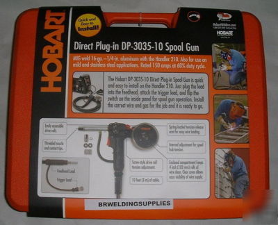 New hobart handler 210 dp 3035 spoolgun 10'