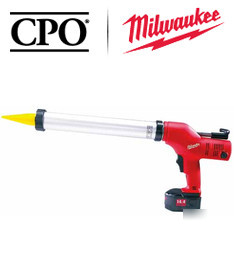 New milwaukee 14.4V cordless caulk/adhesive gun 6562 