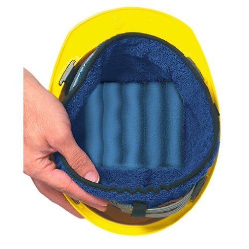 New miracool terry hard hat liner-one size-blue * *