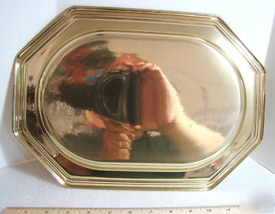 New sabert gold party platters 9 x 14, #G9345 36/case