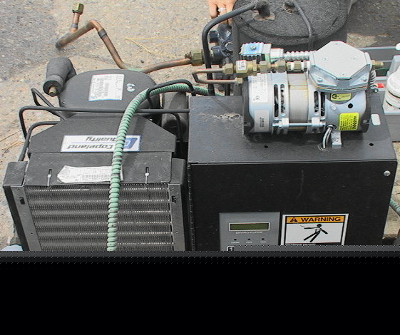 Reftec enviro-purge ems 1000 r-134A refrigeration unit