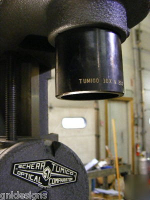 Scherr tumico 22-1500 vertical beam optical comparator 