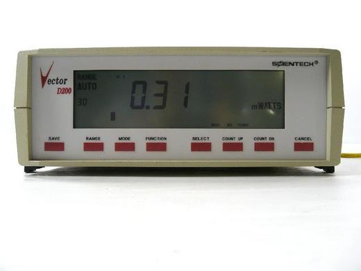 Scientech D200PC vector D200 dual channel ratiometer