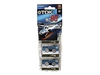 Tdk 3-pack of 90 minute microcassettes (DMC90U3) DM90U3