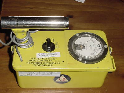 Victoreen cdv-700 6B radiation detector geiger counter