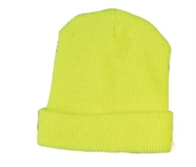 Hi-viz orange knitted cap