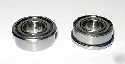 New (10) FR188-zz flanged R188 bearings, 1/4 x 1/2