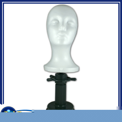 New deluxe vacuum base wig head stand mannequin holder 