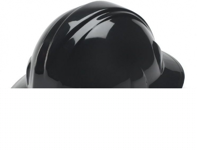 Pyramex full brim 4 point ratchet suspension hard hat