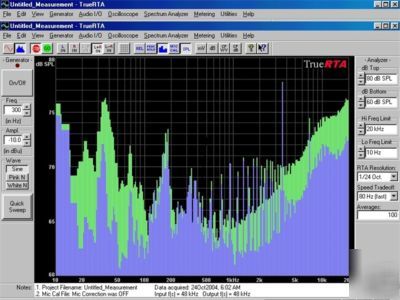 Rta db sound meter spl spectrum analyzer oscilloscope 