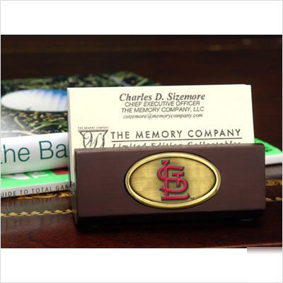 St. louis cardinals business card holder