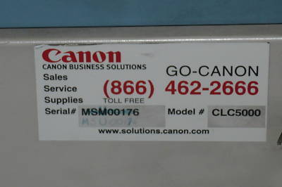 Canon clc 5000 color copier good condition 