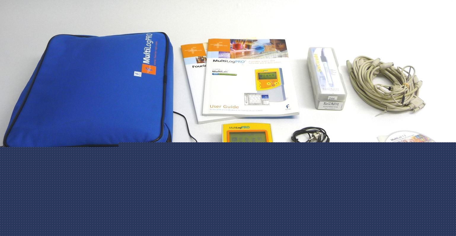 Fourier multilogpro portable handheld data logger 