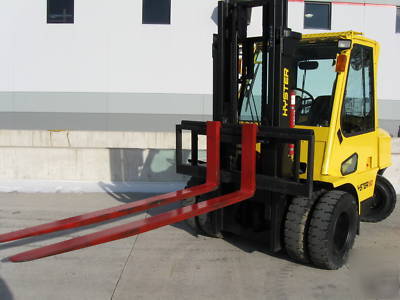 Hyster H80XM yard lift truck fork forklift hilo yale