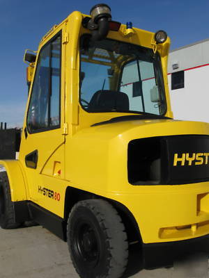 Hyster H80XM yard lift truck fork forklift hilo yale