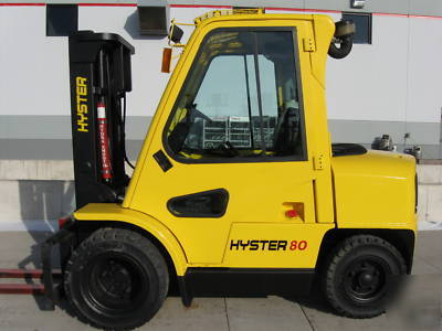 Hyster H80XM yard lift truck fork forklift hilo yale