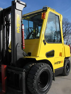 Hyster H80XM yard lift truck fork forklift hilo yale