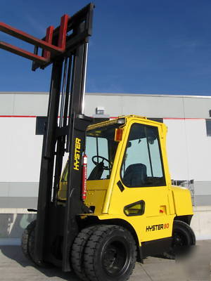 Hyster H80XM yard lift truck fork forklift hilo yale