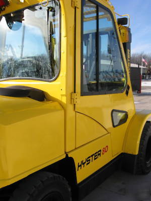 Hyster H80XM yard lift truck fork forklift hilo yale