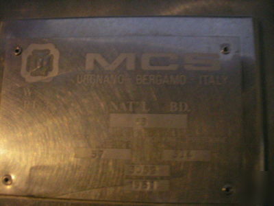 Mcs jet dye machine 4DGL 4 strand stainless steel 