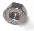 Stainless steel serrated flange nuts M4 free post 20 pk