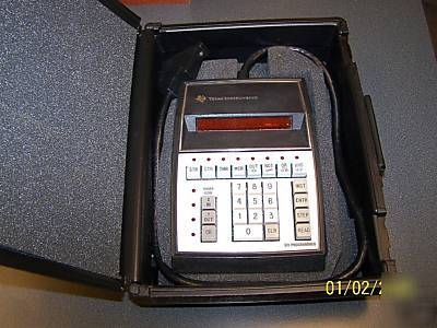 Texas instrument 5TI programmer with case 5TI-2001