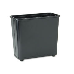 United receptacle firesafe steel rectangular wastebask