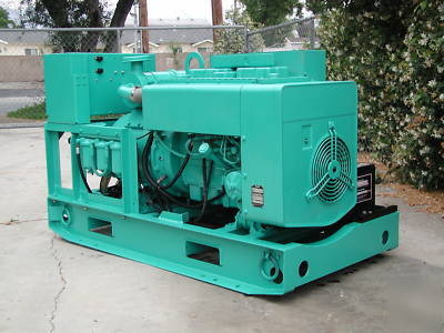 12 kw onan diesel generator set, 174 hours of use
