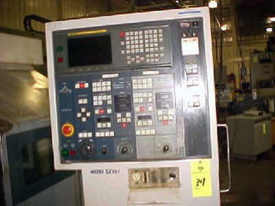 #9912 - mori seiki DL15 twin-spindle cnc turning center